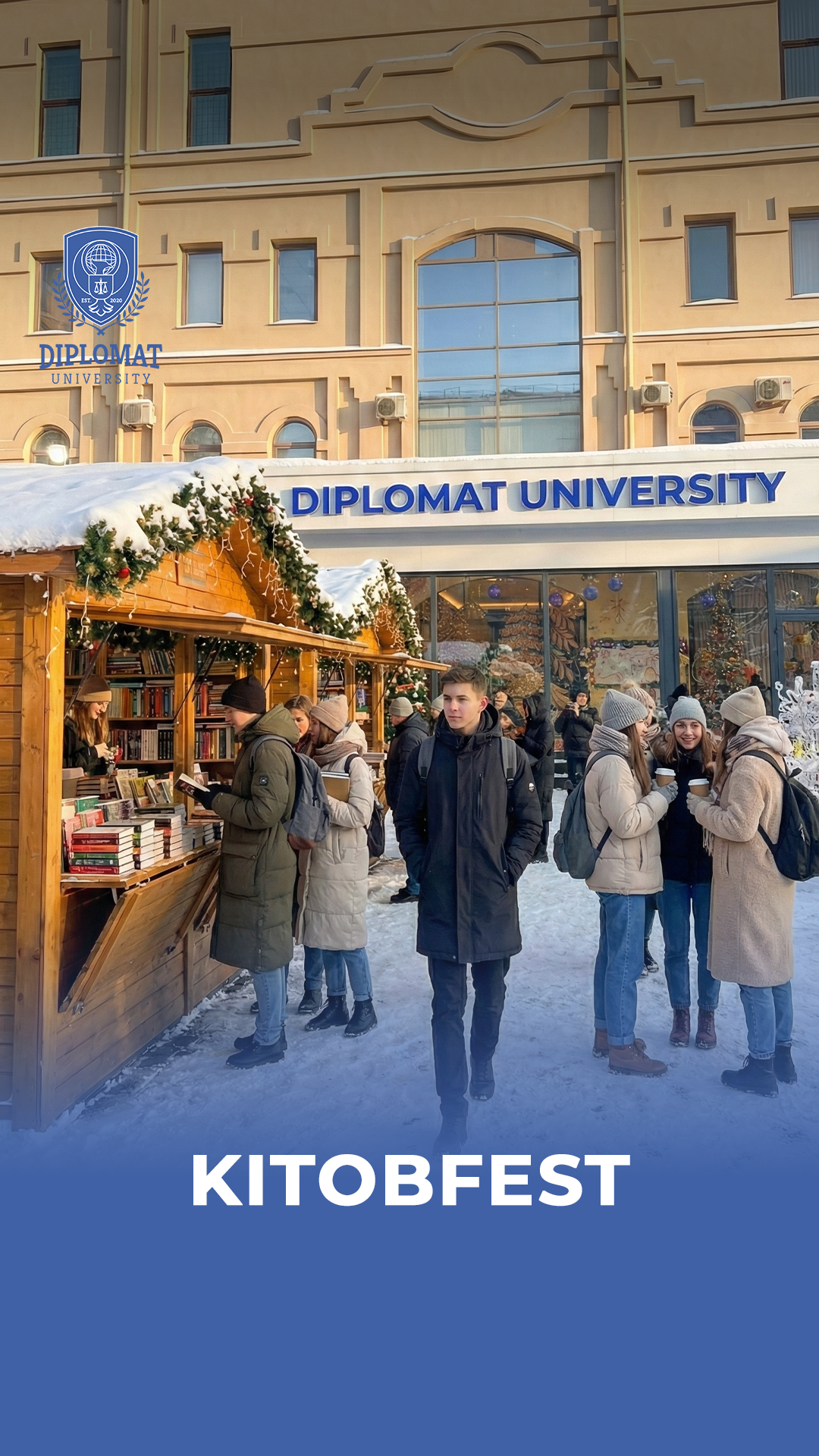 Universitetda kitob yarmarkasi tashkil etildi.