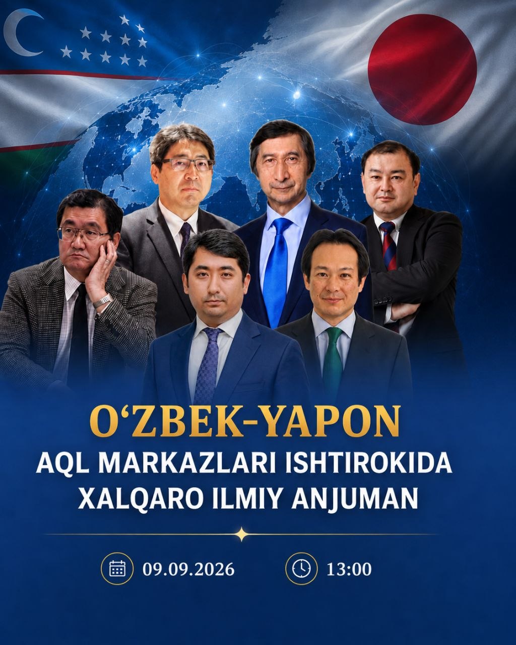 THE UNIVERSITY OF TOKYO BILAN HAMKORLIKDA XALQARO ILMIY ANJUMAN TASHKIL ETILMOQDA